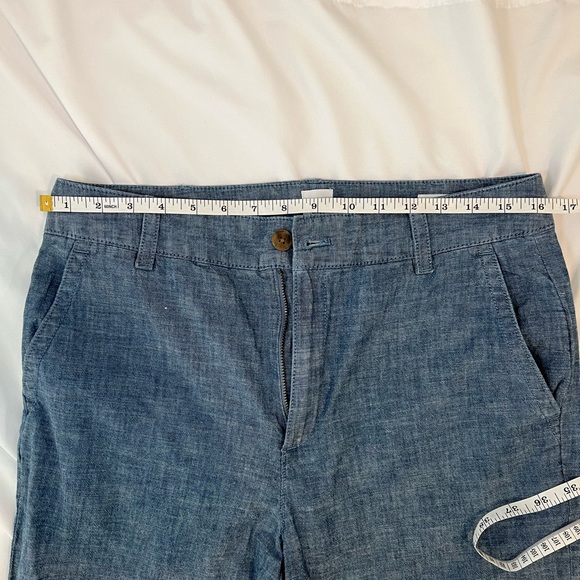 GAP Blue Girlfriend Khaki Pants - Picture 2 of 6